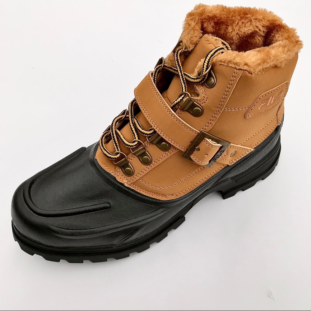 Fila  Weathertec Shearling Strap Boots